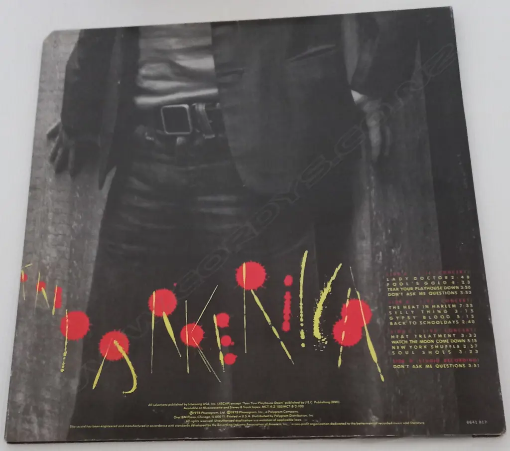 Graham Parker, And the Rumour - The Parkerilla, (Double Album) Image 1++